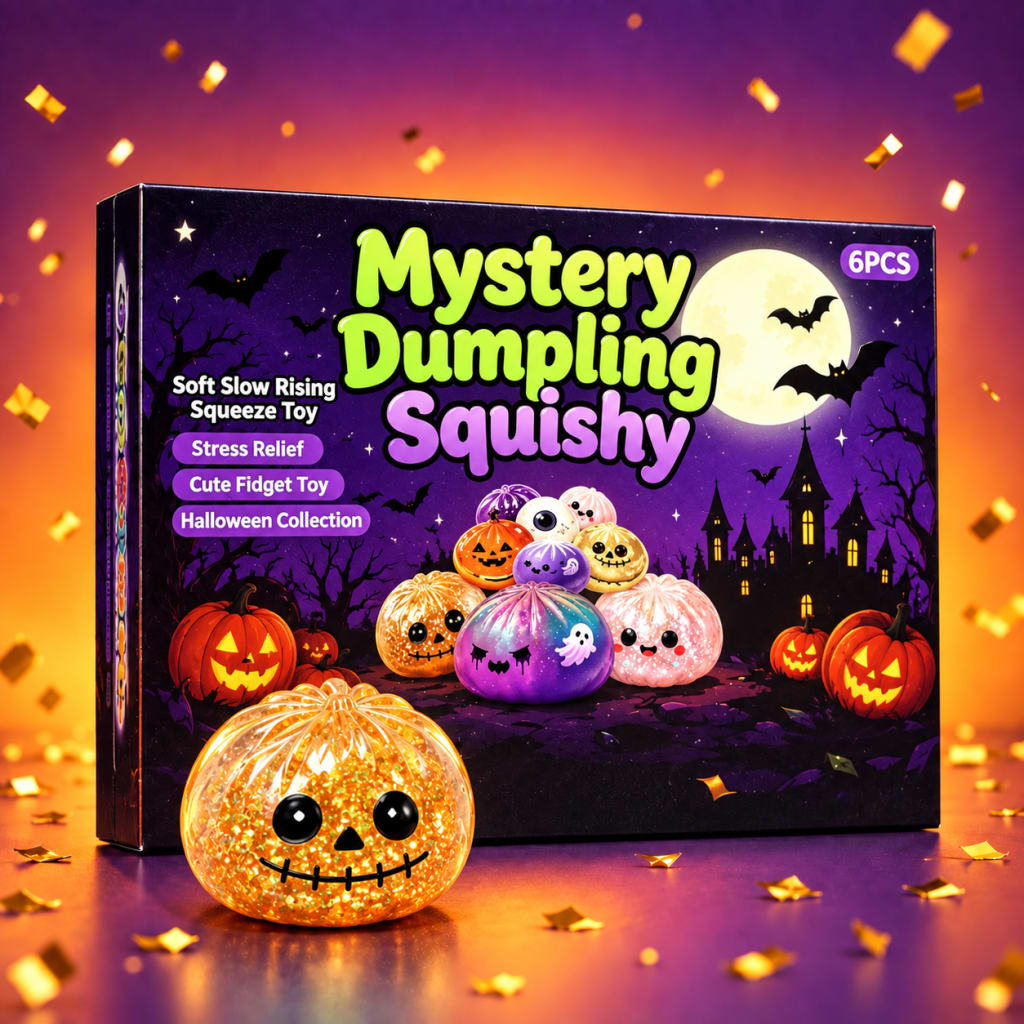 Halloween Dumpling Stress Relief Toys